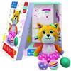 CLEMENTONI S.P.A. Baby Peluche Katy la Gatta - Amica inseparabile per il neonato