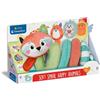 CLEMENTONI S.P.A. Clementoni Spirale Passeggino Neonato, Soft Spiral Happy Animals, Peluche Prima Infanzia