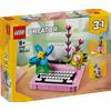 LEGO SPA CREATOR 31169 MACCHINA DA SCRIVERE CON FIORI LEGO