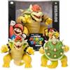 M.V.GIOCHI SRLS "Figura d'Azione Bowser 18 cm, The Super Mario Bros. Movie, 15 Punti di Articolazione, Effetto Sputafuoco con Acqua"