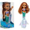M.V.GIOCHI SRLS Little Mermaid Live Action Ariel Doll, Coda Iridescente Perlata, Pinne Scintillanti, Film La Sirenetta"