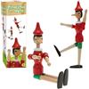 TEOREMA S.R.L. PINOCCHIO IN LEGNO 30CM, FATTO DI LEGNO, GIOCATTOLO EDUCATIVO