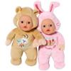 MGA ENTERTAINMENT BELGIUM B.V.B.A. BABY BORN 832301 BAMBOLOTTO CUTIE ASSORTITO 2 MODELLI., LAVABILE A MANO, PER NEONATI