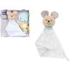 ARTSANA SPA Chicco Set Regalo Nascita My Sweet DouDou - Copertina Topolino, Portaciuccio Velluto, Massaggiagengive Elefantino