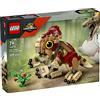 LEGO SPA LEGO JURASSIC WORLD 76970 BABY DINOSAURO DOLORES AQUILOPS 11X20X15 CM, GIOCATTOLO, COSTRUZIONE, BAMBINI 7+ ANNI