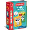 CLEMENTONI S.P.A. CLEMENTONI, SAPIENTINO BABY MONTESSORI, LE CASE DEI CUCCIOLI, FLASHCARDS EDUCATIVE, 48 CARTE TATTILI, ANIMALI E HABITAT