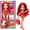MGA ENTERTAINMENT BELGIUM B.V.B.A. Rainbow High Swim & Style, Bambola 28 cm, Bambole Assortite, Costume da Bagno Rimovibile, Accessori Moda
