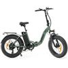 SAL. MAR. S.R.L. Fat Bike Elettrica Gyra E1, 250W 36V, Ruote 20x4", 7 Marce Shimano, Verde