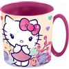 DIMAGRAF SRL TAZZA MUG 350ML IN PLASTICA ROSA HELLO KITTY, PER BAMBINI