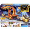MATTEL ITALY SRL Hot Wheels Monster Trucks Sfida Trofeo Gira e Capovolgi - Playset con Bigfoot 50° Anniversario