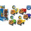 GLOBO S.P.A. Camion da Lavoro con Parti Movibili 22 cm Assortito, Mezzo da Cantiere per Bambini