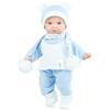 MARINA E PAU,S.L. REBORN BAMBOLA 791 TEO VESTITO BIANCO/AZZURRO