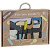 ITEM INTERNATIONAL SET STRUMENTI LAVORO IN LEGNO, GIOCATTOLO EDUCATIVO, PER BAMBINI, 25 PEZZI