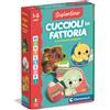 CLEMENTONI S.P.A. SAPIENTINO BABY 16850 CUCCIOLI IN FATTORIA, GIOCO EDUCATIVO MONTESSORI, PUZZLE SAGOMATI, 1-3 ANNI