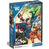 CLEMENTONI S.P.A. PUZZLE 500PZ CLEMENTONI CON POSTER SUPEREROI DC 35531