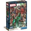 CLEMENTONI S.P.A. PUZZLE 500PZ CLEMENTONI CON POSTER SUPEREROI MARVEL 35546