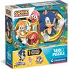 CLEMENTONI S.P.A. PUZZLE CLEMENTONI 180PZ CON STICKER SONIC 29796