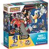 CLEMENTONI S.P.A. PUZZLE CLEMENTONI 180PZ CON STICKER SONIC 29797