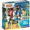 CLEMENTONI S.P.A. PUZZLE CLEMENTONI 180PZ CON STICKER SONIC 29799
