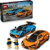 LEGO SPA LEGO Speed Champions 77238 Lamborghini Revuelto e Huracán STO | Set 2 Auto Iconiche