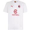A.C. Milan PUMA A.C. Milan - T-Shirt Prematch, Bambini e Ragazzi, Maglia da Calcio e da Allenamento a Maniche Corte, con Logo AC Milan, Prodotto Ufficiale, Bianco, 12 Anni