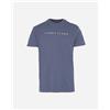 Tommy Hilfiger Linear Logo M - T-shirt - Uomo - Azzurro