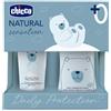 Chicco natural sensation detergente corpo e capelli 200ml + pasta lenitiva 100ml
