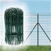 Italfence - Rete ornamentale da giardino, rete metallica per aiuole plastificata verde (Disponibili tutte le altezze) [H 90cm, 25m]