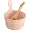 Generic Secchio Per Sauna In Cedro - Secchio Per Sauna Tradizionale Popolare Tra Gli Utenti, Esperienza Di Sauna Con Secchio In Legno Durevole | Secchio Spa Di Lusso Con Lavorazione Premium, Secchio Di Cedro
