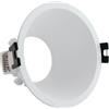 Faretto da Incasso Rotondo Fisso Bianco Foro Ø85mm in Policarbonato per GU10
