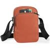 Tibroni Borsa a tracolla anti-furto, da uomo, con chiusura lampo, blocco RFID e impermeabile, piccola borsa a mano,arancione