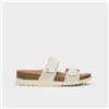 SCHOLL H.F. SHOES ITA. SpA Scholl's Lusaka 2.0 Reptile Print Sandali Sintetici Donna Platino
