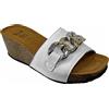 SCHOLL SHOES Scholl's Ravello Zeppa Alta Pelle Catena Donna Bianco 39