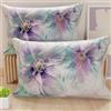 PETTI Artigiani Italiani - Coppia di Federe Cuscino 40x70 cm in Microfibra, Cuscini Arredo Camera da Letto, Divano, Salotto, Set 2 Fodere Copricuscino, Federa Floreale 159, 100% Made in Italy