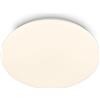 BRILONER - Plafoniera LED, protezione da polvere e spruzzi d'acqua, 24W, 2600lm, lampada soffitto, plafoniera soffitto, plafoniere da soffitto, plafoniera bagno, 35x5,5 cm, bianco