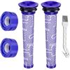 Laukowind 4 filtri V8 per Dyson, kit di ricambio per aspirapolvere senza fili Dyson V7 V8 Animal Absolute Motorhead con 2 post-filtri HEPA, 2 prefiltri, 1 spazzola, ricambi accessori # 965661-01 & 96747801