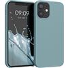 kwmobile Cover per Apple iPhone 12 mini Custodia - Back Case per Smartphone in Silicone TPU - Protezione Gommata - antique stone