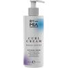 BY MIA Crema per capelli ricci, 240 ml, crema arricciante senza risciacquo per capelli mossi con tenuta forte per ricci definiti e senza crespo