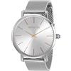 Invicta Angel Orologio da Donna in acciaio inossidabile con movimento Quarzo - 38mm, Argento