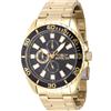 INVICTA Pro Diver Orologio da Uomo in acciaio inossidabile con movimento Quarzo - 46mm, Nero/Oro
