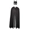 Rubie's Rubies Batman The Dark Knight Rises - Set mantello e maschera di Batman, nero, taglia unica