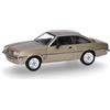 Herpa Modellino auto Opel Manta B, bianco oro, miniatura in scala 1:87, pezzo da collezione, Made in Germany, modello in plastica