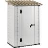 Garofalo Tuscany 100 - Casetta da giardino - Con tetto monofalda - 122.5x82.5x201 cm