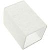 SHINEOFI Paralume Quadrato in Lino Naturale Per Lampad Tavolo Copriparalume Di Ricambio in Beige Per Arredamento Moderno