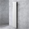 doporro Radiatore Verticale da Bagno 160x31cm, Radiatore a Pannello Termoarredo da Parete e Pavimento in Acciaio, Bianco