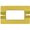 A2ZWORLD Placche Compatibile Con Vimar Arke, Placche Da 4 Moduli/Posti, Colore Oro Lucido