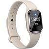 TopHomer Bracciali Repellente per zanzare ad ultrasuoni, orologio da polso elettronico anti-zanzara con ricarica USB/impermeabile/riutilizzabile/portatile per escursioni in campeggio all'aperto-Beige
