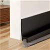 PFSLiang 100cm Nero Paraspifferi Sottoporta, Guarnizione a Spazzola per Porte, Guarnizione a Spazzola Porta Blindata Inferiore Insonorizzata Antivento Antipolvere,Paraspifferi Porta Umidità, 11 (Nero)