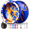 MAGICYOYO JoJo V3 Professionale JoJo per bambini da 8 a 12 +, Magic Yoyo con minimo e cuscinetto a sfera, doppia modalità Yoyo con Responsive & Unresponsive, Trick Jo Jo con 12 corde e kit di