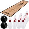 KEAGAN Mini set da bowling, giochi da bowling, giochi da bowling per interni ed esterni, set da bowling con pista da bowling, birilli e palla, set di giochi da bowling per interazione sportiva